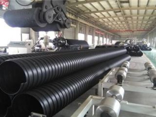 HDPE波紋管生產(chǎn)現場(chǎng)