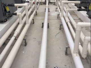 給水管施工現場(chǎng)